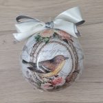 Grande boule - Oiseau shabby