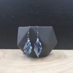 Boucles d'oreilles en origami - Palmes - Carmen