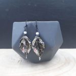 Boucles d'oreilles en origami - Palmes - Bavaro