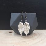 Boucles d'oreilles en origami - Palmes - Chamonix